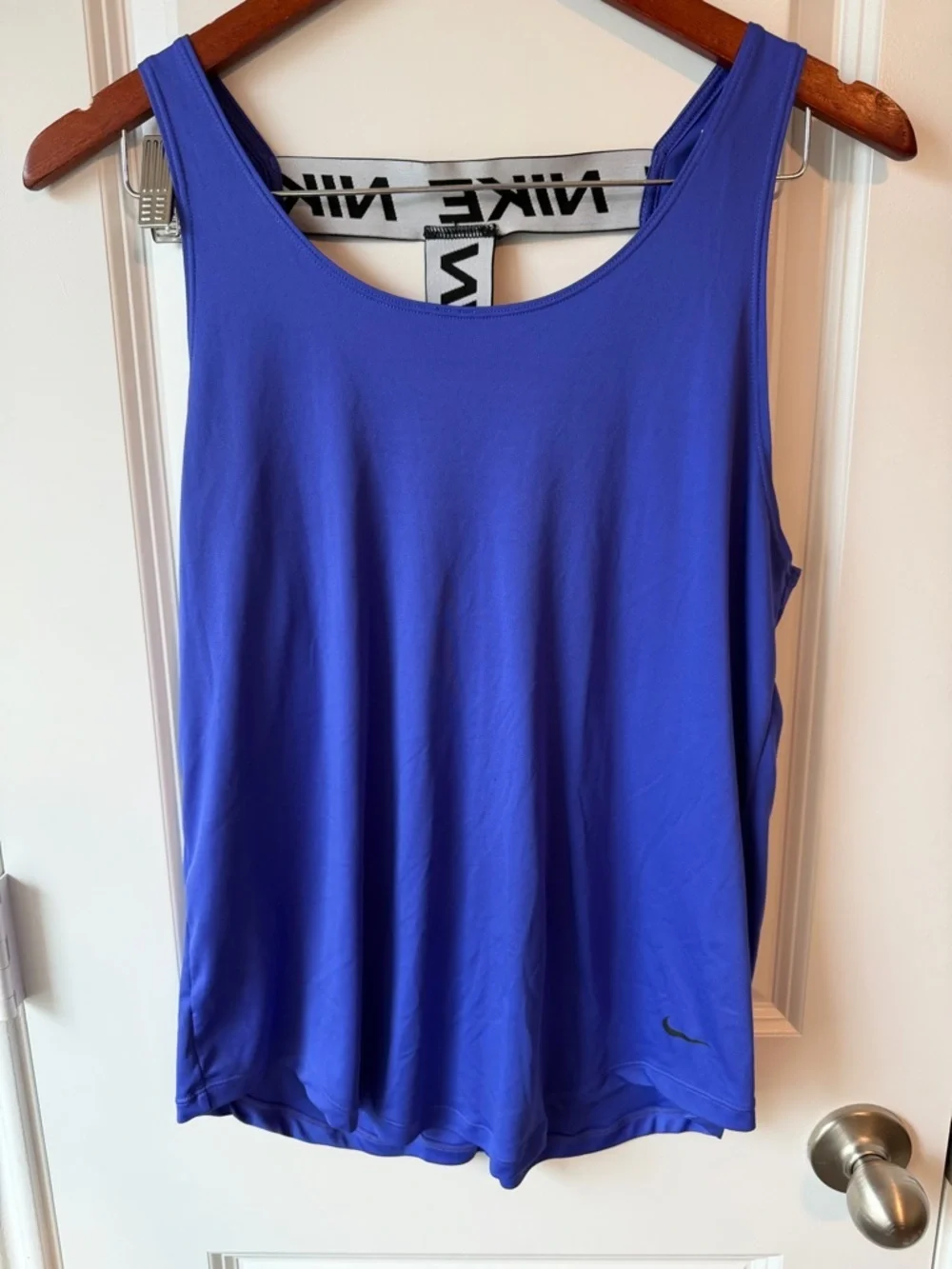 ⚡️Nike Dri-Fit Royal Blue Tank with Branded Black Back Strap